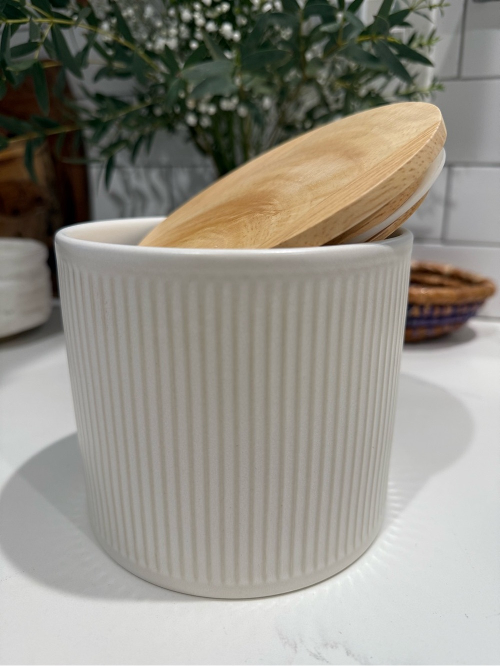Anko Ribbed Canister Jar - Picture 3 of 4